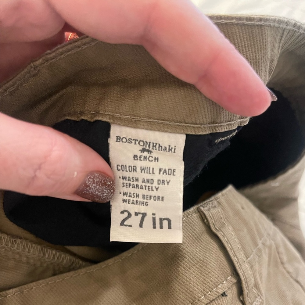 Low rise cuffed khakis Y2K flap pockets 27 - Picture 10 of 10